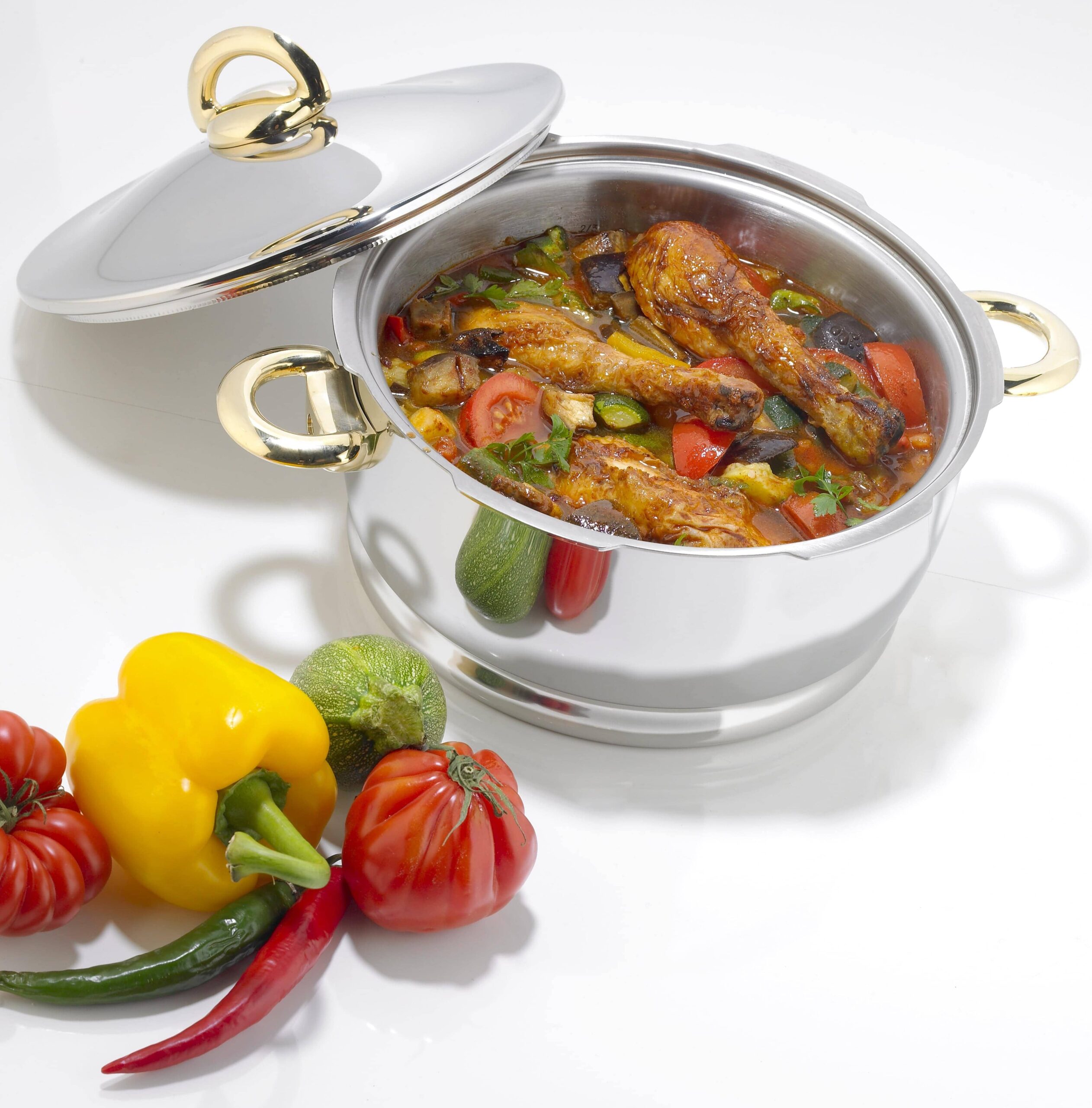 Sauteuse inox 18/10 - Cuisson Basse Température -Papa o Nat